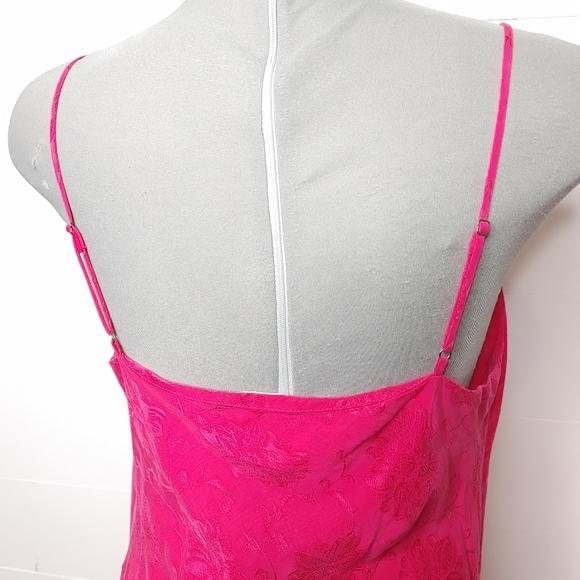 Aritzia Wilfred Only ruched fuschia dress M - Picture 6 of 12